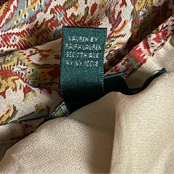 Lauren Ralph Lauren Paisley Flowing Women's Skirt - Picture 6 of 7